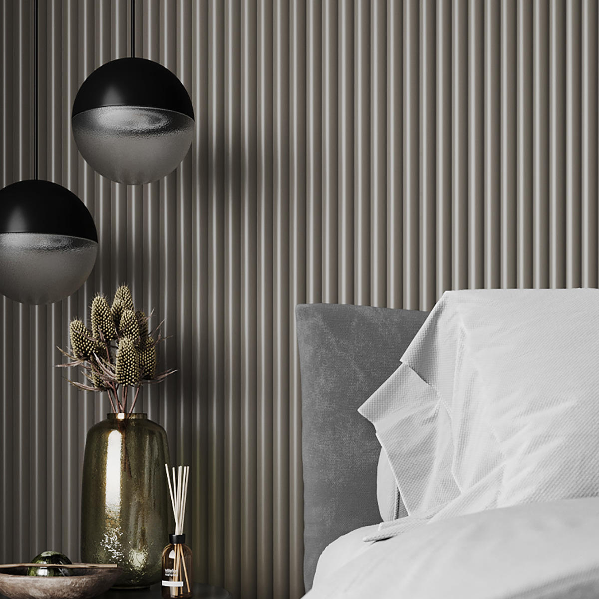 Стеновая панель под покраску Ultrawood UW 01 i 2800×240×14 фото в интерьере