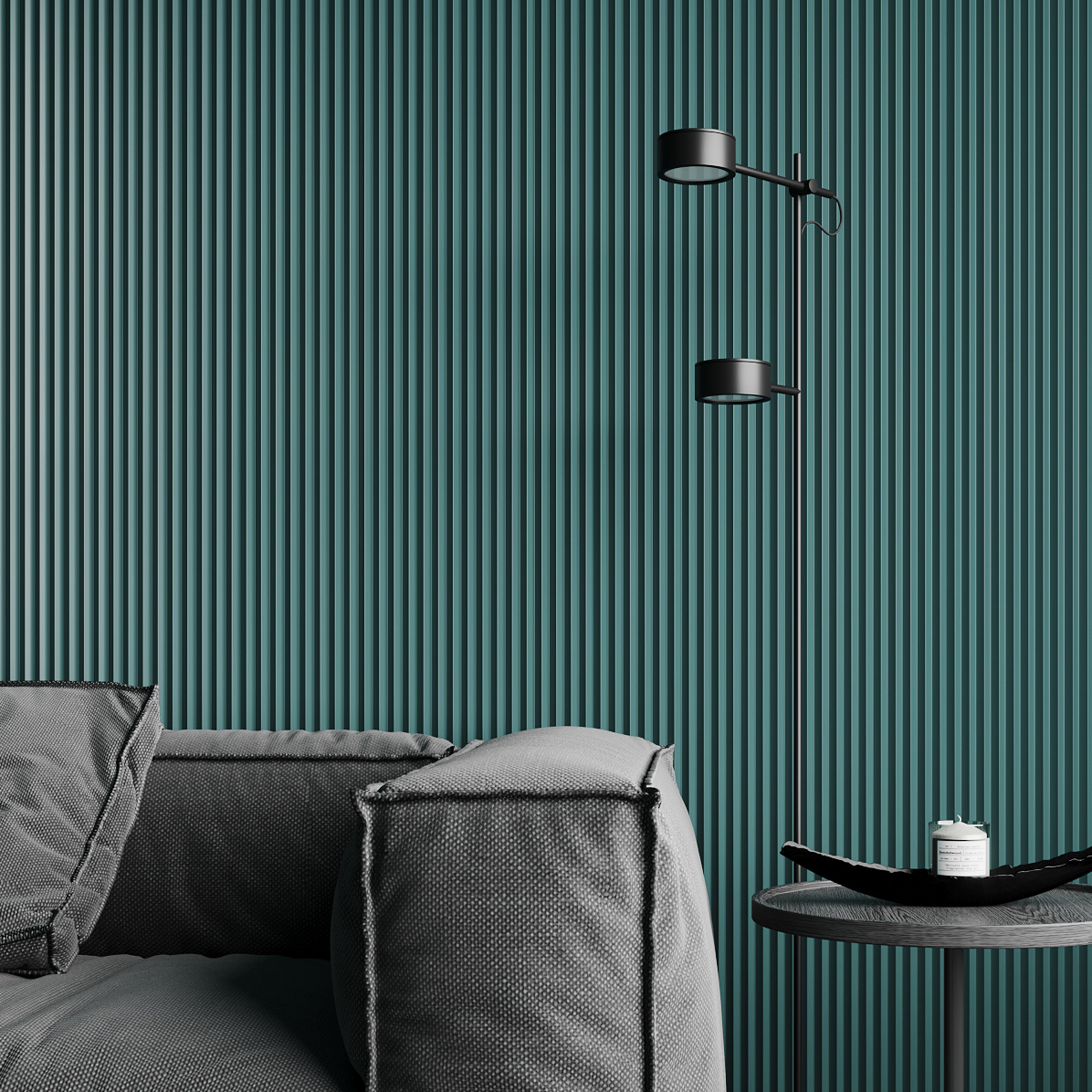 Стеновая панель под покраску Ultrawood UW 02 i 2800×240×17 фото в интерьере