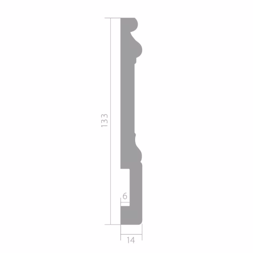 Плинтус под покраску Ultrawood Base 002 i 2000×133×14