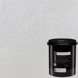Краска декоративная Lanors Snow Silver цвет SNS_002 3 кг
