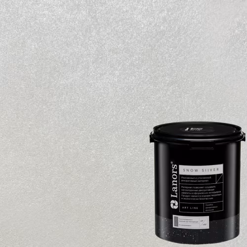 Краска декоративная Lanors Snow Silver цвет SNS_003 3 кг