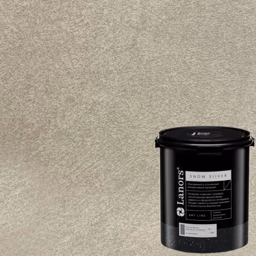 Краска декоративная Lanors Snow Silver цвет SNS_008 3 кг