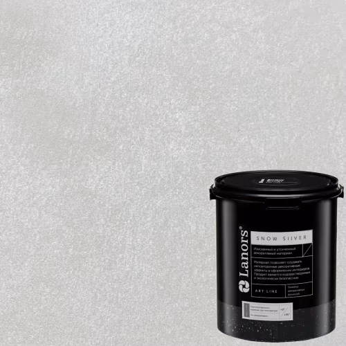 Краска декоративная Lanors Snow Silver цвет SNS_010 3 кг