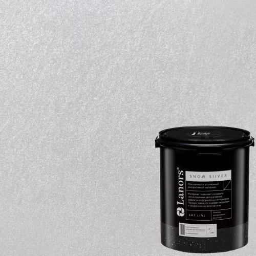 Краска декоративная Lanors Snow Silver цвет SNS_013 3 кг