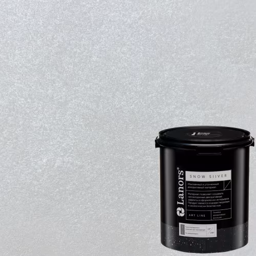 Краска декоративная Lanors Snow Silver цвет SNS_017 3 кг