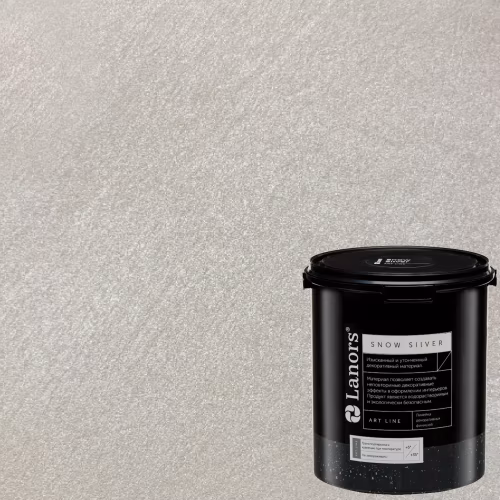 Краска декоративная Lanors Snow Silver цвет SNS_020 3 кг