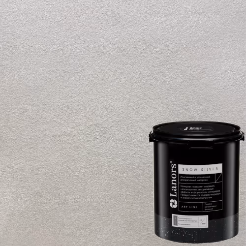 Краска декоративная Lanors Snow Silver цвет SNS_021 3 кг