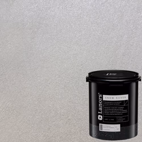 Краска декоративная Lanors Snow Silver цвет SNS_022 3 кг