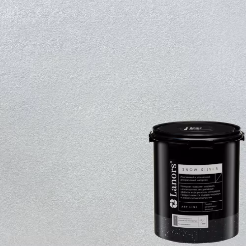 Краска декоративная Lanors Snow Silver цвет SNS_025 3 кг