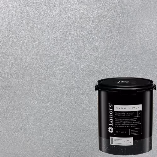 Краска декоративная Lanors Snow Silver цвет SNS_027 3 кг