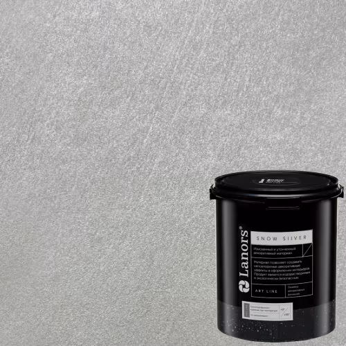 Краска декоративная Lanors Snow Silver цвет SNS_032 3 кг