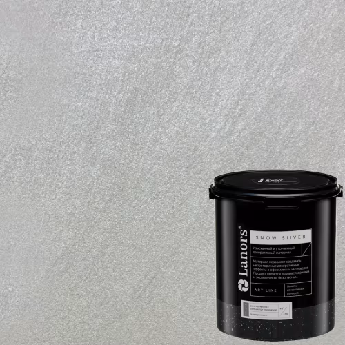 Краска декоративная Lanors Snow Silver цвет SNS_036 3 кг