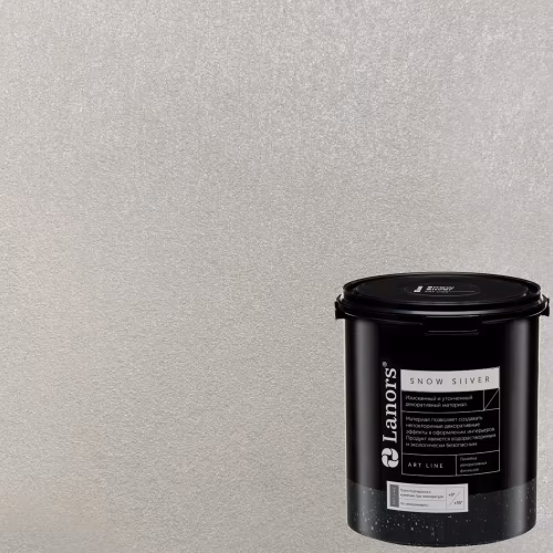 Краска декоративная Lanors Snow Silver цвет SNS_037 3 кг