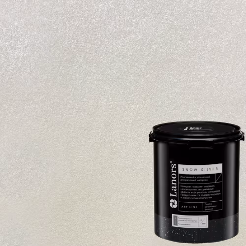 Краска декоративная Lanors Snow Silver цвет SNS_038 3 кг
