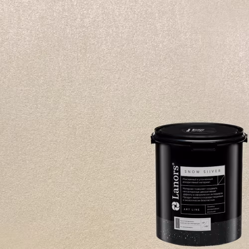 Краска декоративная Lanors Snow Silver цвет SNS_039 3 кг