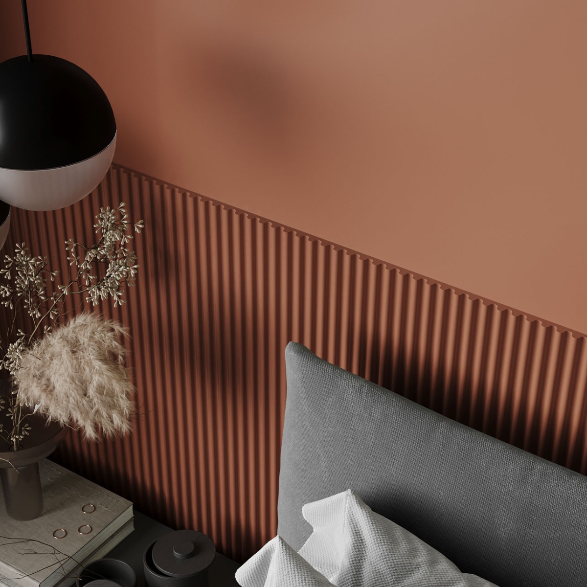 Стеновая панель под покраску Ultrawood UW 07 i 2000×240×16 фото в интерьере