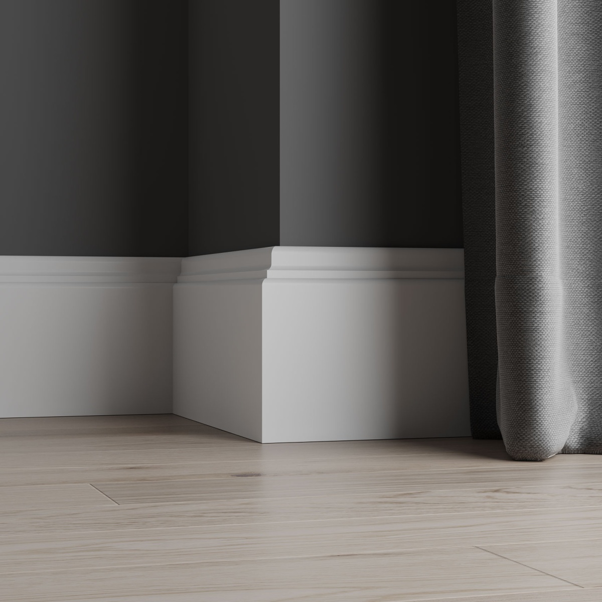 Плинтус под покраску Ultrawood Base 024 i 2000×111×15 фото в интерьере