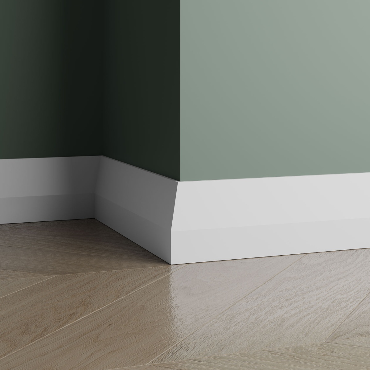 Плинтус под покраску Ultrawood Base 6012 i 2000×60×12 фото в интерьере