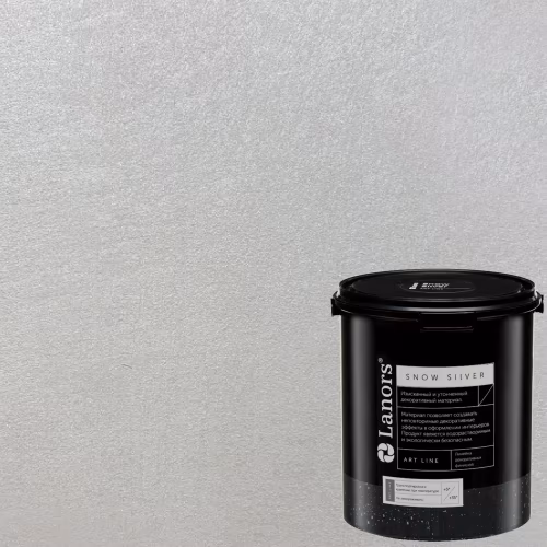 Краска декоративная Lanors Snow Silver цвет SNS_045 3 кг
