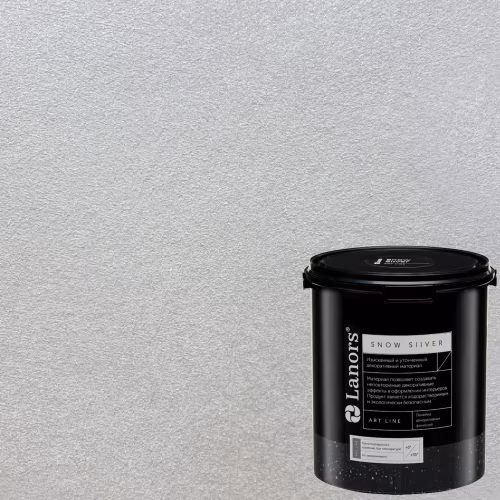 Краска декоративная Lanors Snow Silver цвет SNS_049 3 кг