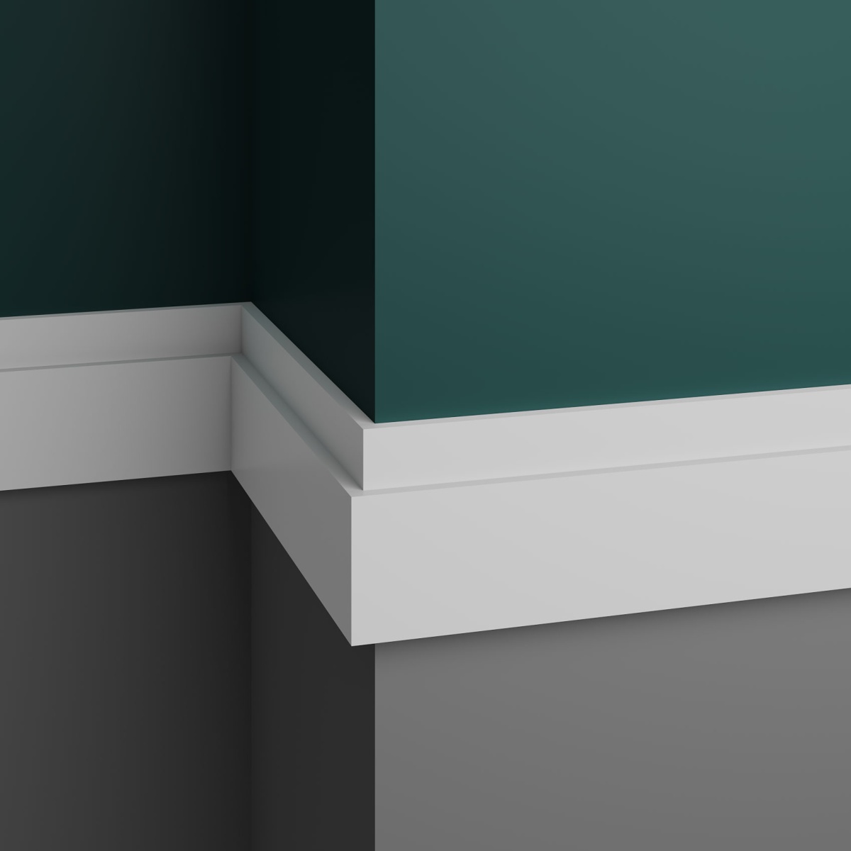 Плинтус под покраску Ultrawood Base 7512 i 2000×75×12 фото в интерьере