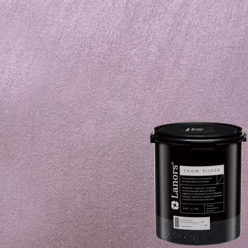 Краска декоративная Lanors Snow Silver цвет SNS_052 3 кг