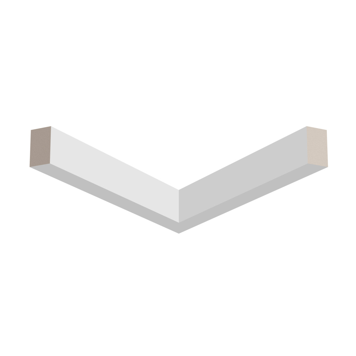 Молдинг ЛДФ под покраску Ultrawood E2E 3020 i 2000×30×20