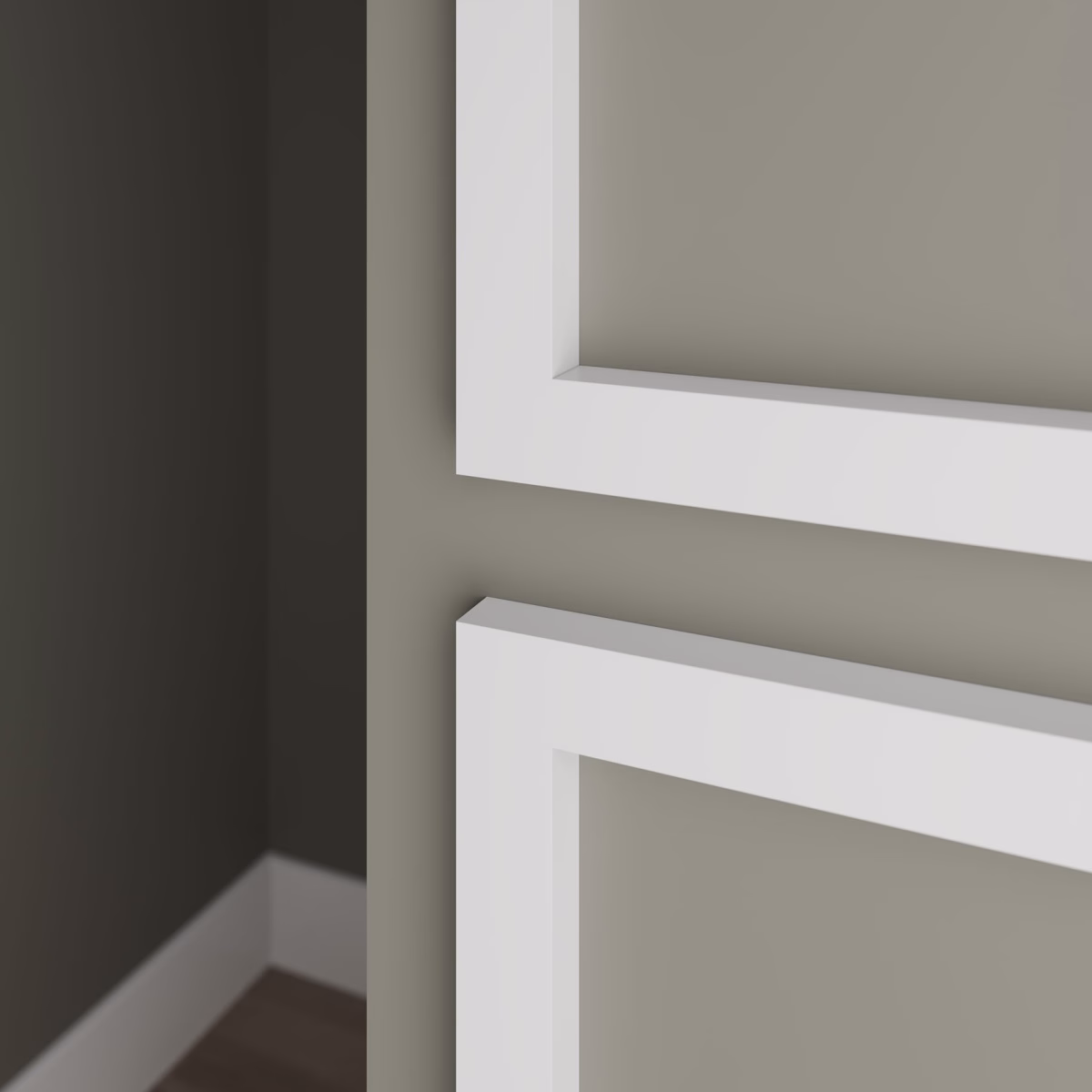Молдинг Ultrawood White E2E 3020 p 2000×30×20 фото в интерьере