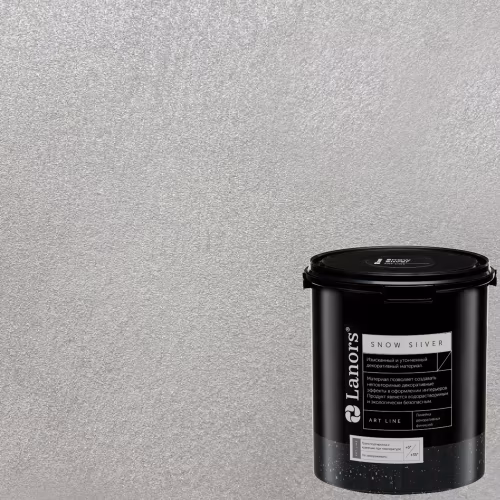 Краска декоративная Lanors Snow Silver цвет SNS_059 3 кг