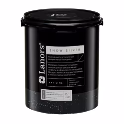 Краска декоративная Lanors Snow Silver цвет SNS_064 3 кг