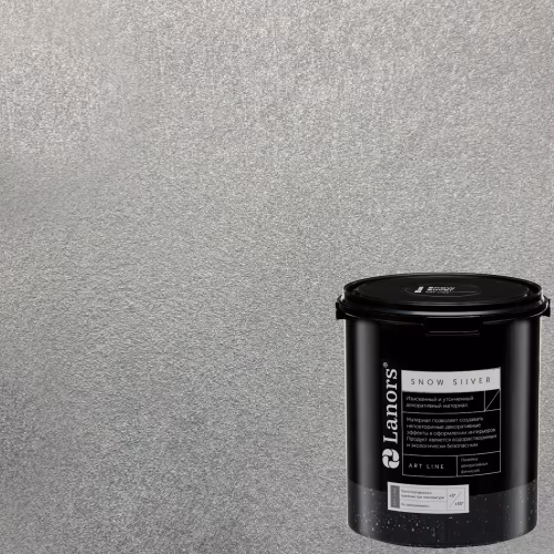 Краска декоративная Lanors Snow Silver цвет SNS_064 3 кг