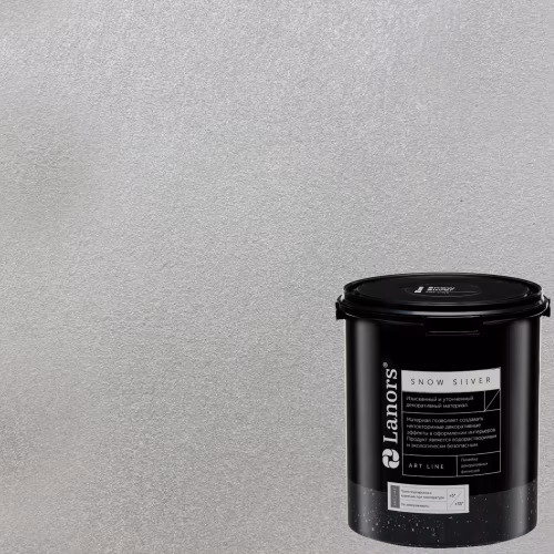 Краска декоративная Lanors Snow Silver цвет SNS_066 3 кг