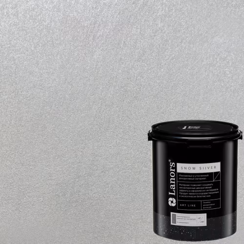 Краска декоративная Lanors Snow Silver цвет SNS_075 3 кг