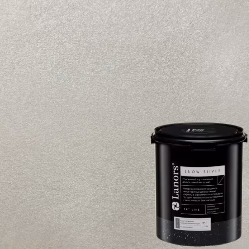 Краска декоративная Lanors Snow Silver цвет SNS_083 3 кг