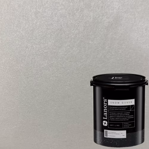 Краска декоративная Lanors Snow Silver цвет SNS_085 3 кг