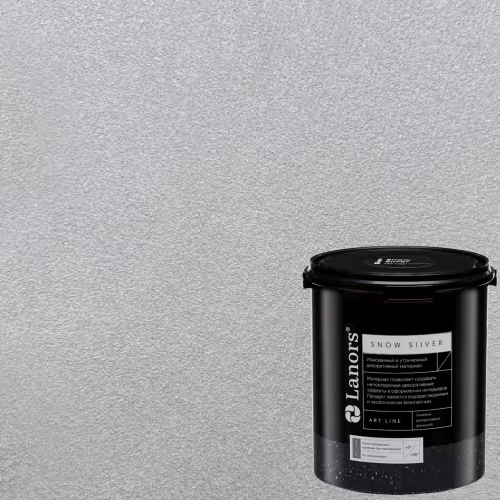 Краска декоративная Lanors Snow Silver цвет SNS_086 3 кг