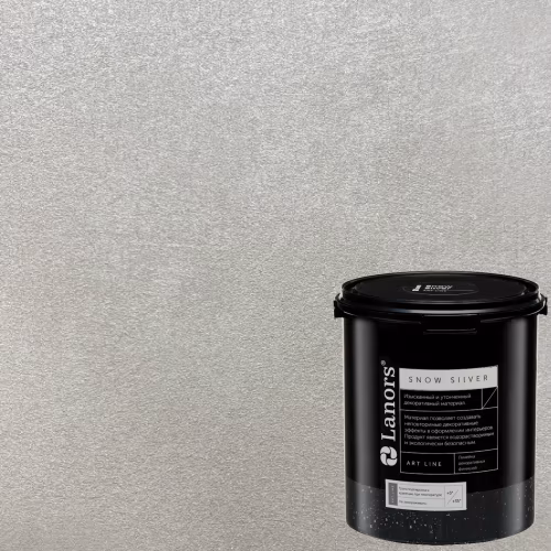 Краска декоративная Lanors Snow Silver цвет SNS_087 3 кг
