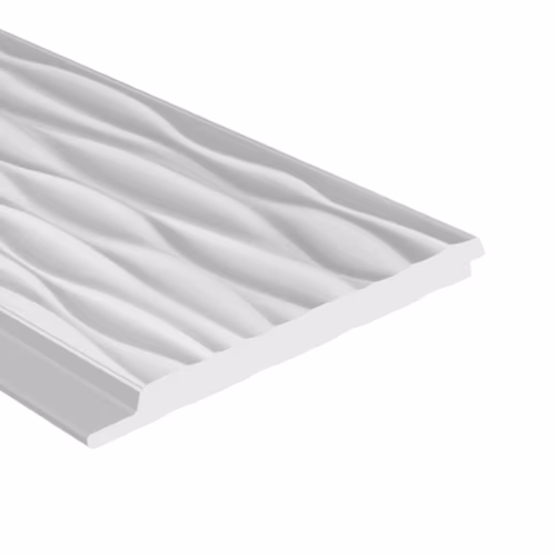 Стеновая панель из полистирола под покраску Hiwood LV127W NP 2700×120×12