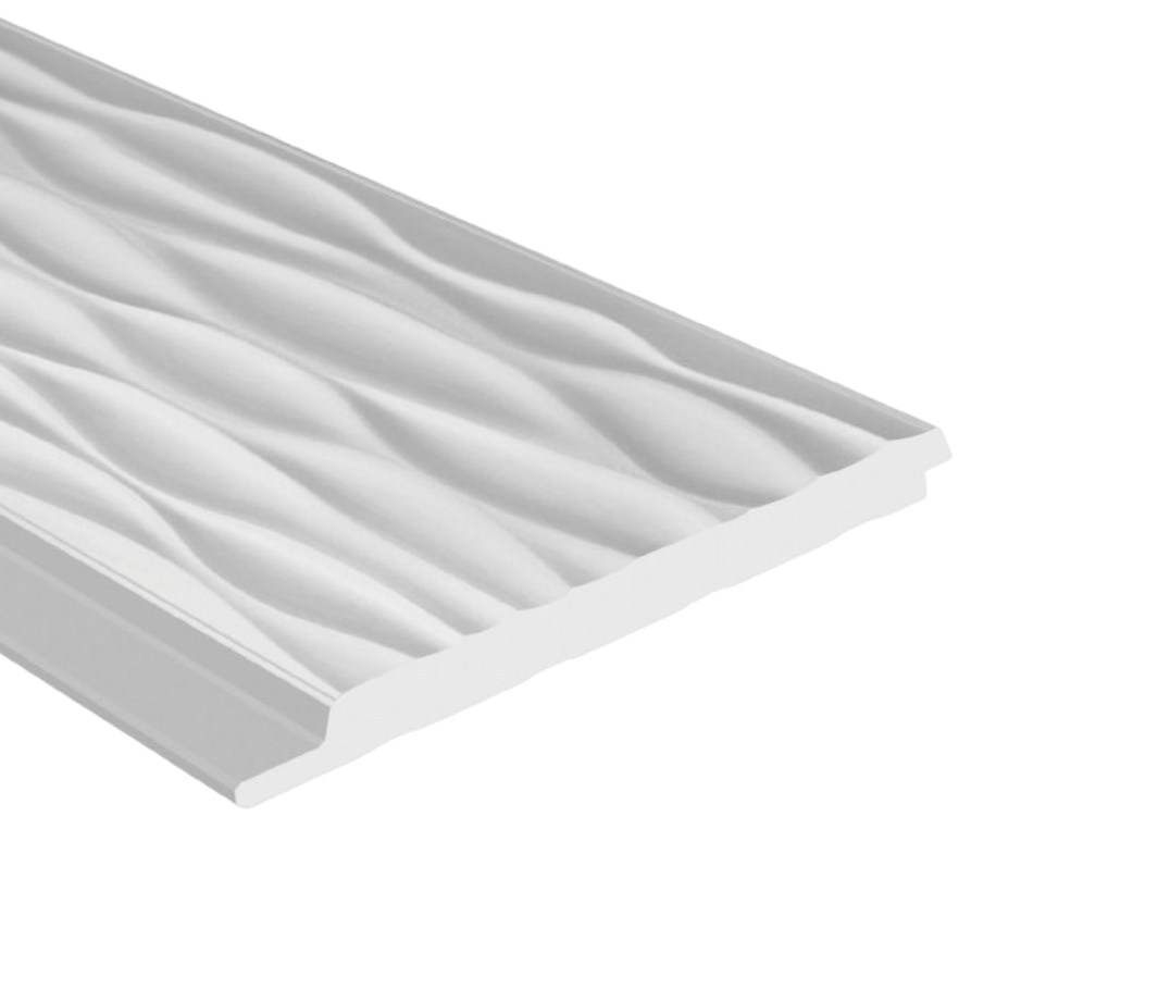 Стеновая панель из полистирола под покраску Hiwood LV127W NP 2700×120×12