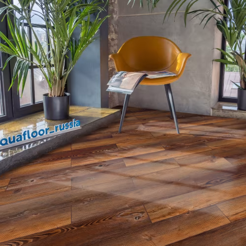 Кварцвиниловая плитка Aquafloor клеевая Parquet Glue AF2510PG венгерская елка 610×122×2,5