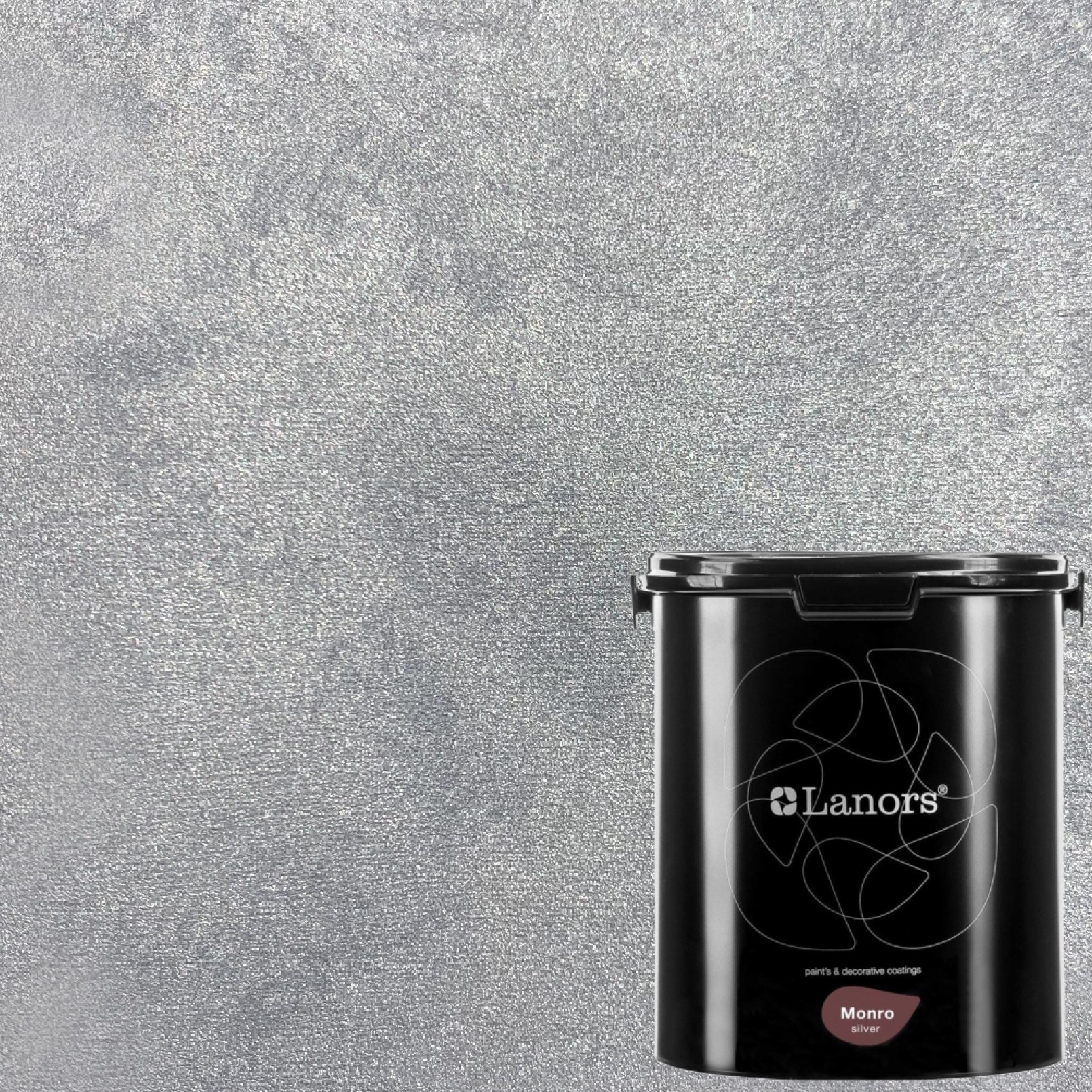 Краска декоративная Lanors Monro Silver MS_058 3 кг