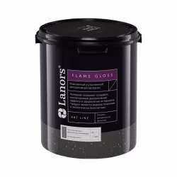 Лак для декоративной штукатурки Lanors Flame Gloss глянцевый 1 л