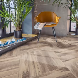 Кварцвиниловый SPC ламинат Aquafloor Space Parquet Light AF4502PQL венгерская елка 610×122×4,5
