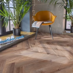 Кварцвиниловый SPC ламинат Aquafloor Space Parquet Light AF4517PQL венгерская елка 610×122×4,5