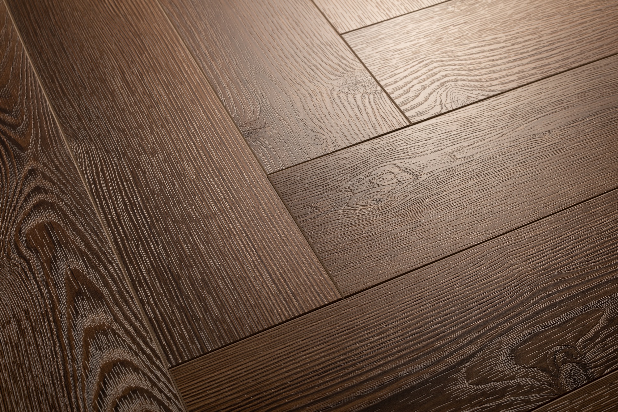 Кварцвиниловый SPC ламинат Aquafloor Space Parquet Light AF4520PQL венгерская елка 610×122×4,5