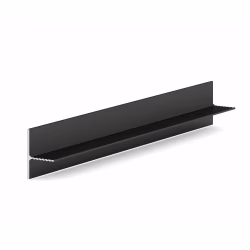 Плинтус алюминиевый теневой Laconistiq Reverse 36 Черный 34-11-300 3000×36×16