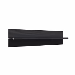 Плинтус алюминиевый теневой Laconistiq Regular Черный 31-11-300 3000×45×15