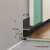 Плинтус алюминиевый теневой Laconistiq Regular Черный 31-11-300 3000×45×15