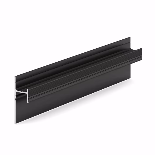 Плинтус алюминиевый теневой с подсветкой Laconistiq Light Черный 33-11-300 3000×41,3×15