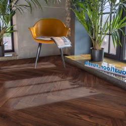 Кварцвиниловый SPC ламинат Aquafloor Parquet Plus AF6025PQN+ венгерская елка 720×120×7